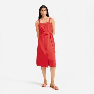 EVERLANE Japanese GoWeave Picnic Dress Red {PP47}